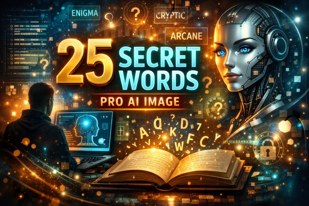 25 Secret Words Pro AI Image