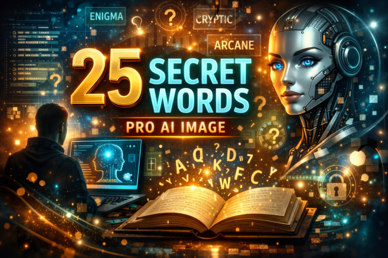 25 Secret Words Pro AI Image