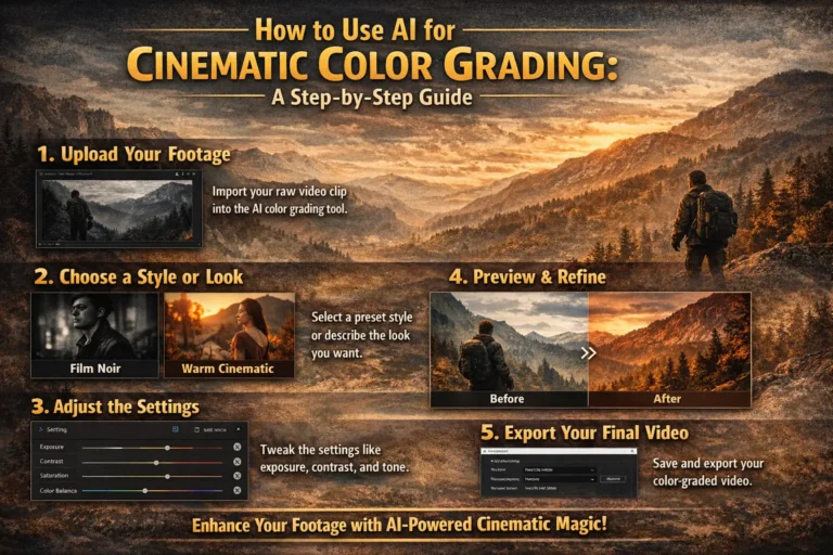 How to Use AI for Cinematic Color Grading